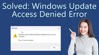 How to fix Error 5 access denied in Windows 11  Windows Update Fix [upl. by Nomahs]