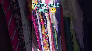 YARD SALE DAY yardsale yardsalefinds yardsalehaul garagesalefinds garagesalehaul [upl. by Yrot585]