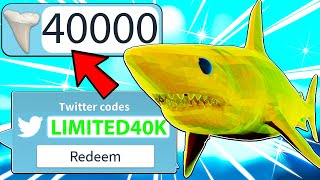 SharkBite AUGUST CODES UPDATE ALL NEW ROBLOX SharkBite CODES [upl. by Ahtimat]