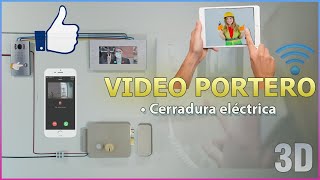 Instalación de Video Portero  Cerradura Eléctrica Explicado Pasa a Paso fácil  Conecvid [upl. by Badger299]