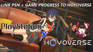 How to link PSN account with game progress to Hoyoverse account [upl. by Lonna]