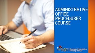 Office administration training Administrative Office Procedures Course [upl. by Phillip546]