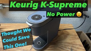 Keurig KSupreme Won’t Turn On How To Reset Thermal Switch For No Power Issue [upl. by Neelyak525]