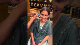 Beautiful ear piercing light weight jewellery JJGOLD KOTHAMANGALAM trending collectionsdiamond✨ [upl. by Sudderth]