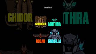 Godzilla Mothra Ghindhora Rodan theme solo shorts [upl. by Nnylorac264]