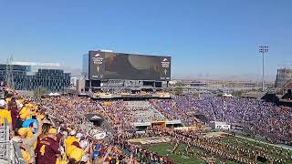 ASU football entrance vs BYU 112324 [upl. by Tai]