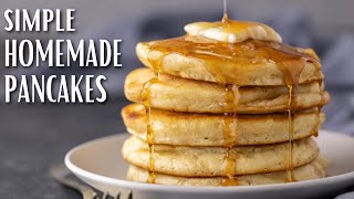 Perfect Homemade Pancake Recipe [upl. by Corabelle816]