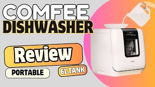 Full Review and Setup  COMFEE Countertop Dishwasher [upl. by Notxed491]