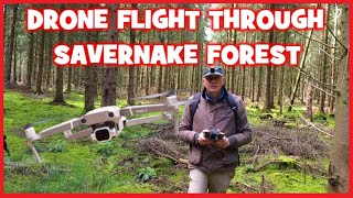 Drone Flight Through Savernake Forest [upl. by Wolram]