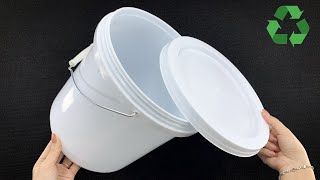 Dont Throw Away Plastic Plastic Buckets Ingenious Ideas for the Home [upl. by Levison54]