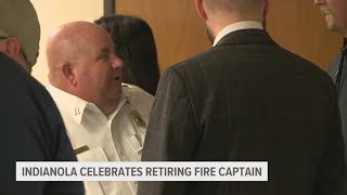 Indianola Fire Captain retiring after 31 years [upl. by Llehcsreh]