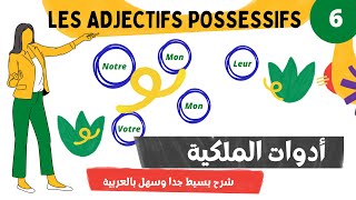 Les adjectifs possessifs شرح بالعربية [upl. by Sara]