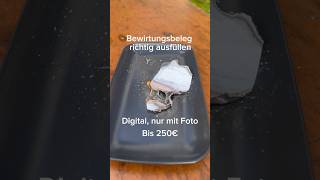 Bewirtungsbeleg richtig ausfüllen  digital mit BelegFix [upl. by Troc618]