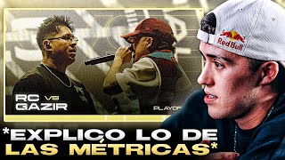 ¿MÉTRICAS ⚡ GAZIR REACCIONA A SU BATALLA VS RC 🇲🇽 EN FMS INTERNACIONAL [upl. by Enelehs]