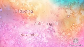 Budget Aufteilung für November 2024 [upl. by Edgard]