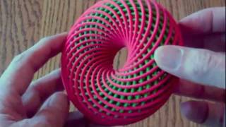 3DPrintedSpiralTorusm4v [upl. by Adriano]