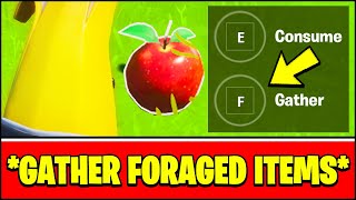 GATHER or CONSUME FORAGED ITEMS at The Orchard LOCATION Fortnite Season 3 Week 2 Challenges [upl. by Aria]