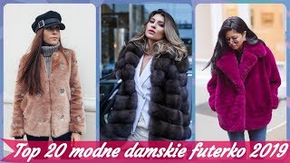 Top 20 🧥 modne damskie futerko 2019 [upl. by Bardo]