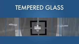 The difference between Plate glass and Tempered glass and what they look like when they break [upl. by Samala700]