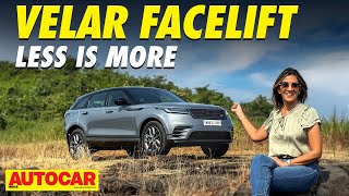 2024 Range Rover Velar review  Less is more  First Drive  autocarindia1 [upl. by Harak]