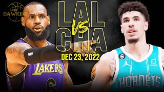 Los Angeles Lakers vs Charlotte Hornets Full Game Highlights  December 23 2022  FreeDawkins [upl. by Eseilenna]