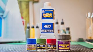 GUNPLA TUTORIAL  How To Thin Lacquer Paint Its super easy [upl. by Rocca28]