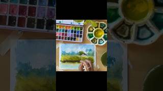 Watercolor scenery ideas for beginners [upl. by Casta261]