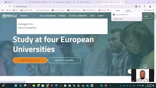 Erasmus Mundus Scholarship  Part1 How to Search for Programmes using the Erasmus Catalogue [upl. by Nahtaoj]