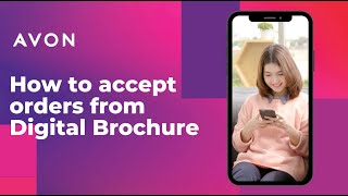 How to Accept Orders via Avon Digital Brochure [upl. by Adim129]