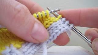 Easy Intarsia Tutorial [upl. by Ahsilad]