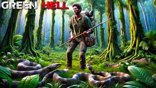 Jungle Survival Day 1  Green Hell Gameplay [upl. by Elda24]