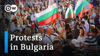 Bulgarians take to the streets to protest corruption  Focus on Europe [upl. by Higbee]