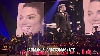 Luis Miguel Sonríe Duetos Michael Jackson Tour 2024 Barcelona España 18 07 2024 [upl. by Noremmac79]