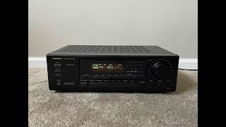 How to Factory Reset Onkyo TXV940 Home Stereo Audio AM FM Receiver [upl. by Bred]