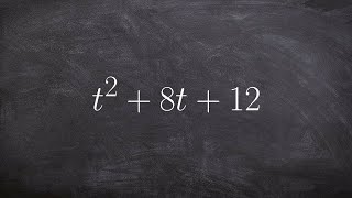 Factoring a trinomial a  1 [upl. by Evalyn]