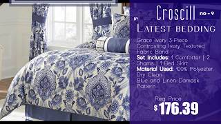 Top 10  Luxury Comforter Set  2020 By Latest Bedding  Croscill [upl. by Nylrehs]