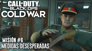 Call of Duty Black Ops Cold War  Misión 6  Medidas Desesperadas Español Latino [upl. by Relyhcs]