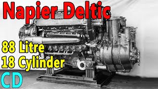 The Legendary Napier Deltic  88 Litre Opposed 2Stroke Triangle Engine [upl. by Nhar]