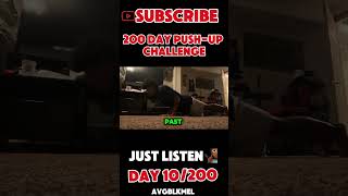 Day 10200 pushup challenge workout pushupchallenge motivation [upl. by Amor12]