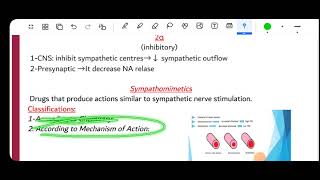 lec 9 pharma sympathomimeticsGenpharma [upl. by Ainirtac]