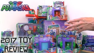 PJ Masks 2017 Toys  Full Review [upl. by Ellennej]