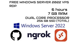 FREE 6 HOUR WINDOWS SERVER 2022 VPS RDP [upl. by Alamap]