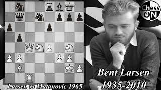 Bent Larsen vs Aleksandar Matanovic 1965 [upl. by Smith580]