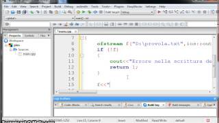 Tutorial 33  Scrivere dati su un file di testo C [upl. by Enyad]