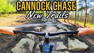 Cannock Chase New Mountain Bike Trails Perry’s Trail Blue [upl. by Nerat447]