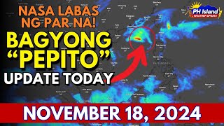 Lagay Ng Panahon Bukas Nov 18 2024  Weather Forecast  Pagasa Weather Update Today [upl. by Josiah]