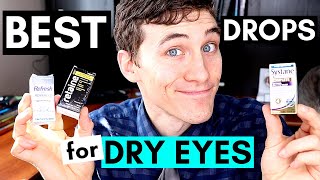 Best Dry Eye Drops  My Top 3 Artificial Tears Eye Drops [upl. by Aleira]