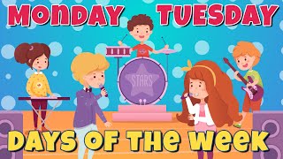 Days of the Week Song  Kids Songs [upl. by Aztiraj]