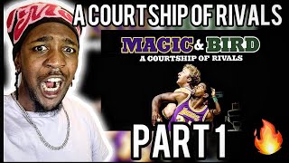 FIRST TIME WATCHING Magic Johnson and Larry Bird A Courtship of Rivals Basketball REACTION [upl. by Aisatsanna]