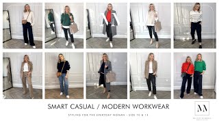 How to Style Modern Work Wear  Smart Casual Outfits Styling Mistakes to Avoid Size 14 amp 10 [upl. by Bowers]